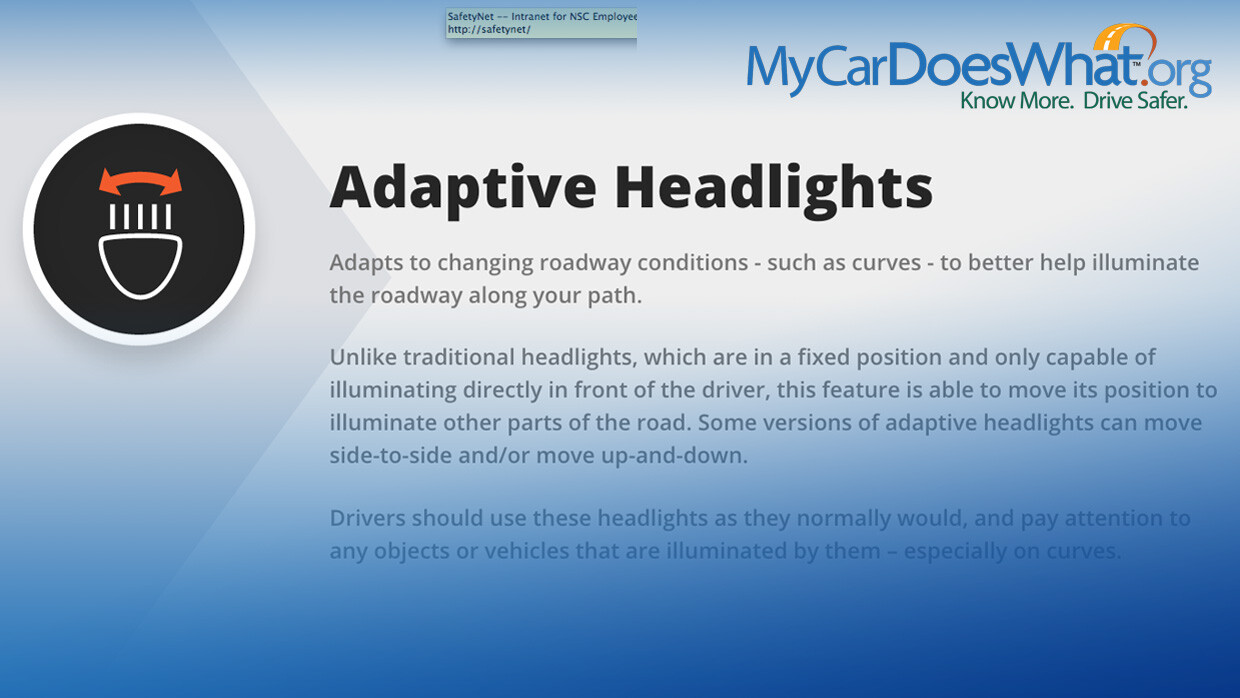 Advantages of Using Adaptive Headlights