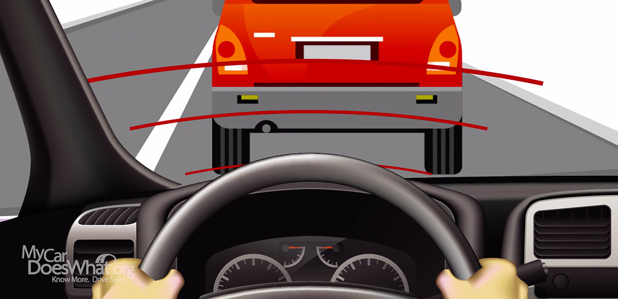 Automatic Emergency Braking (AEB) - Quick Guide Animation - My Car Does What